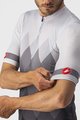 CASTELLI Cyklistický dres s krátkým rukávem - A TUTTA - bílá/šedá