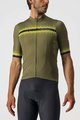 CASTELLI Cyklistický dres s krátkým rukávem - GRIMPEUR - zelená