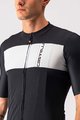 CASTELLI Cyklistický dres s krátkým rukávem - PROLOGO VII - černá/béžová/šedá