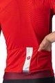 CASTELLI Cyklistický dres s krátkým rukávem - ENTRATA VI - bordó/červená