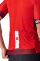 CASTELLI Cyklistický dres s krátkým rukávem - ENTRATA VI - bordó/červená