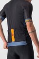 CASTELLI Cyklistický dres s krátkým rukávem - ENTRATA VI - modrá/oranžová/černá