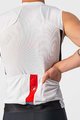 CASTELLI Cyklistický dres bez rukávů - ENTRATA VI - ivory