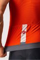 CASTELLI Cyklistický dres bez rukávů - ENTRATA VI - šedá/oranžová