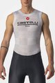CASTELLI Cyklistické triko bez rukávů - PRO MESH BL - šedá