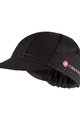 CASTELLI Cyklistická čepice - ENDURANCE CAP - černá