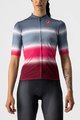 CASTELLI Cyklistický dres s krátkým rukávem - DOLCE LADY - bordó/modrá