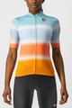 CASTELLI Cyklistický dres s krátkým rukávem - DOLCE LADY - oranžová/modrá