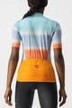 CASTELLI Cyklistický krátký dres a krátké kalhoty - DOLCE LADY - černá/modrá/oranžová