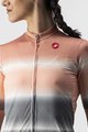 CASTELLI Cyklistický dres s krátkým rukávem - DOLCE LADY - šedá/černá/růžová