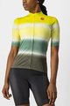CASTELLI Cyklistický krátký dres a krátké kalhoty - DOLCE LADY - zelená/černá/žlutá