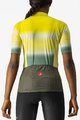 CASTELLI Cyklistický dres s krátkým rukávem - DOLCE LADY - zelená/žlutá