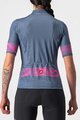 CASTELLI Cyklistický dres s krátkým rukávem - FENICE LADY - modrá/růžová
