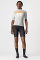 CASTELLI Cyklistický dres s krátkým rukávem - FENICE LADY - ivory/oranžová