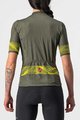 CASTELLI Cyklistický krátký dres a krátké kalhoty - FENICE LADY - žlutá/zelená/černá