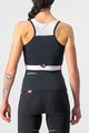 CASTELLI Cyklistický dres bez rukávů - SOLARIS LADY - černá/bílá