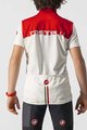 CASTELLI Cyklistický dres s krátkým rukávem - NEO PROLOGO KIDS - červená/bílá