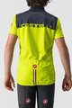 CASTELLI Cyklistický dres s krátkým rukávem - NEO PROLOGO KIDS - žlutá/modrá