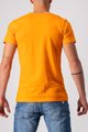 CASTELLI Cyklistické triko s krátkým rukávem - SCORPION TEE - oranžová