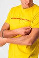 CASTELLI Cyklistické triko s krátkým rukávem - VENTAGLIO TEE - žlutá