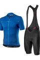 CASTELLI Cyklistický krátký dres a krátké kalhoty - CLASSIFICA - černá/modrá