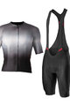 CASTELLI Cyklistický krátký dres a krátké kalhoty - AERO RACE 6.0 - bílá/šedá/černá