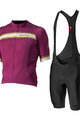 CASTELLI Cyklistický krátký dres a krátké kalhoty - GRIMPEUR - cyklámenová/černá