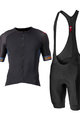 CASTELLI Cyklistický krátký dres a krátké kalhoty - ENTRATA VI - modrá/černá/oranžová