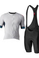 CASTELLI Cyklistický krátký dres a krátké kalhoty - ENTRATA VI - černá/šedá