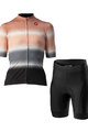 CASTELLI Cyklistický krátký dres a krátké kalhoty - DOLCE LADY - šedá/růžová/černá