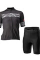 CASTELLI Cyklistický krátký dres a krátké kalhoty - FENICE LADY - černá/bílá