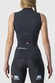 CASTELLI Cyklistický dres bez rukávů - SOLARIS LADY - černá