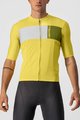 CASTELLI Cyklistický dres s krátkým rukávem - PROLOGO VII - žlutá/ivory