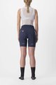 CASTELLI Cyklistické kalhoty krátké bez laclu - VELOCISSIMA 3 LADY - modrá