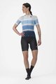 CASTELLI Cyklistický dres s krátkým rukávem - DOLCE LADY - modrá/světle modrá