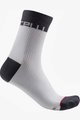 CASTELLI Cyklistické ponožky klasické - VELOCISSIMA 12 LADY - bílá/černá