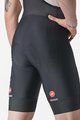 CASTELLI Cyklistické kalhoty krátké s laclem - ENTRATA 2 - černá