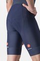 CASTELLI Cyklistické kalhoty krátké s laclem - ENTRATA 2 - modrá