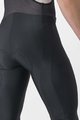CASTELLI Cyklistické kalhoty krátké s laclem - ENTRATA 2 3/4 - černá