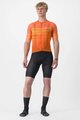 CASTELLI Cyklistický dres s krátkým rukávem - CLIMBER'S 3.0 - oranžová