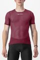 CASTELLI Cyklistické triko s krátkým rukávem - PRO MESH 2.0 - bordó
