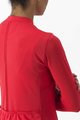 CASTELLI Cyklistický dres s dlouhým rukávem letní - ANIMA 4 LADY - červená