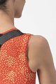 CASTELLI Cyklistické triko bez rukávů - PRO MESH 4 W LADY - oranžová