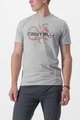 CASTELLI Cyklistické triko s krátkým rukávem - FINALE TEE - šedá