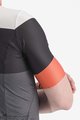 CASTELLI Cyklistický dres s krátkým rukávem - SEZIONE - šedá/černá/oranžová