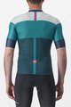 CASTELLI Cyklistický dres s krátkým rukávem - SEZIONE - zelená