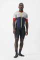 CASTELLI Cyklistický dres s krátkým rukávem - SEZIONE - ivory/modrá/červená