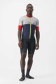 CASTELLI Cyklistický dres s krátkým rukávem - SEZIONE - ivory/modrá/červená