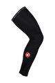 CASTELLI Cyklistické návleky na nohy - UPF 50+ LIGHT - černá