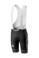 CASTELLI Cyklistické kalhoty krátké s laclem - INFERNO  - černá